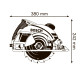 Дисковая пила Bosch Professional GKS 190 (0601623000)