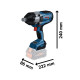 Аккумуляторный ударный гайковерт Bosch GDS 18V-1050 H Professional