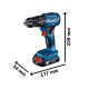 Аккумуляторная Ударная дрель-шуруповерт Bosch Professional GSB 185-LI (06019K3100)
