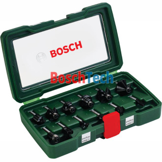 Набір фрез Bosch, 12 шт, хвостовик 8 мм (2607019466)