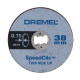 Круги отрезные Dremel SpeedClic SC409 (5 шт)