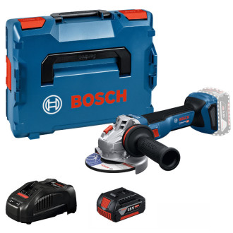 Акум. Кутова шліфмашина Bosch Professional GWS 18V-11 S L-BOXX