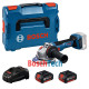 Акум. Кутова шліфмашина Bosch Professional GWS 18V-11 S L-BOXX