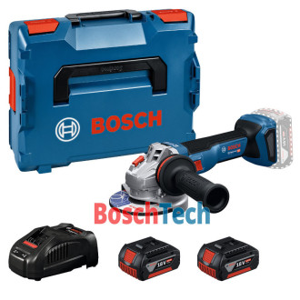 Акум. Кутова шліфмашина Bosch Professional GWS 18V-11 S L-BOXX