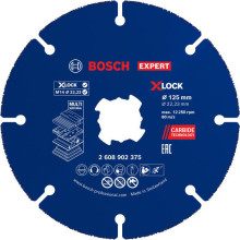 Універсальний твердосплавний круг EXPERT Carbide Cutting Disc X-LOCK, 125 мм (2608902375)